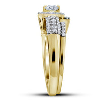 Load image into Gallery viewer, 7/8CTW-DIA 1/3CT-CPR BRIDAL SET
