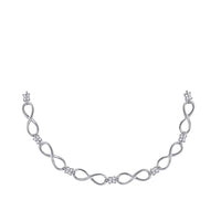 Load image into Gallery viewer, 10kt White Gold Womens Round Diamond Fashion Bracelet 1/4 Cttw
