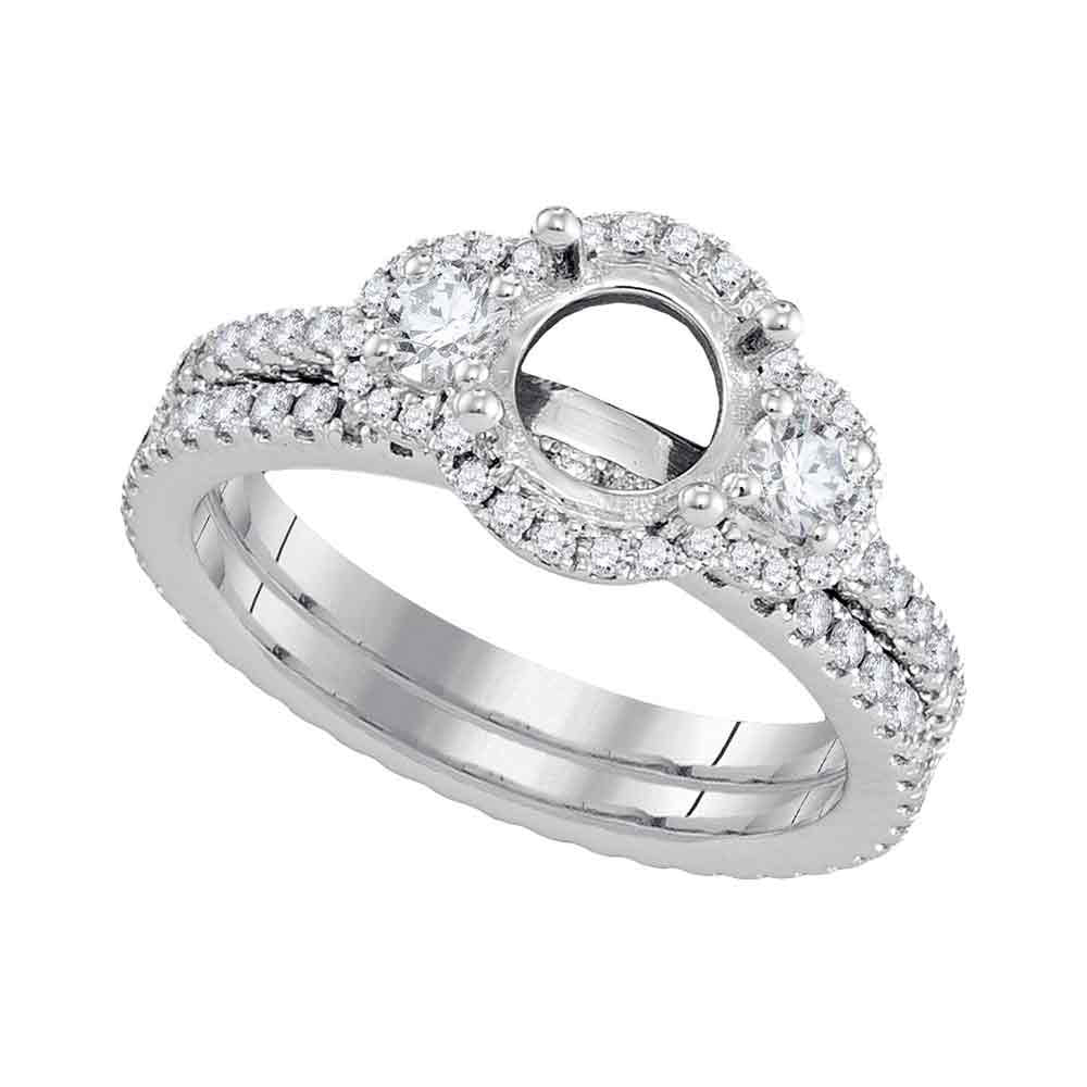 1 CTW-DIA SEMI-MOUNT BRIDAL SET