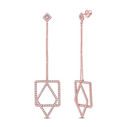 1 CTW-DIA EARRING