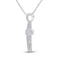 Load image into Gallery viewer, 1/2CT-DIA CROSS CHARM
