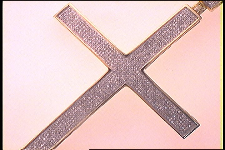 1 1/3CT-DIA MICRO-PAVE MENS CHARM