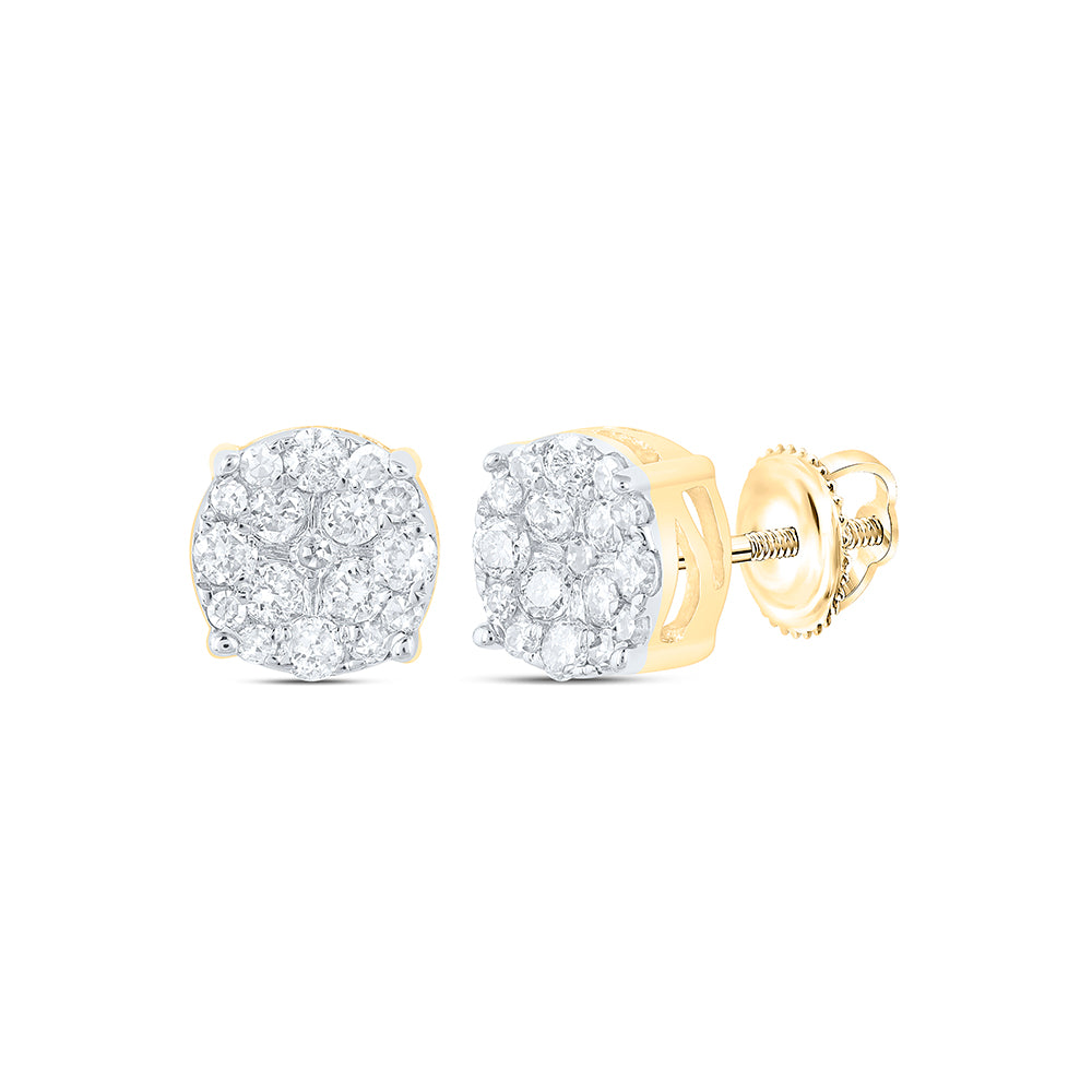 1/4CT-DIA EARRING