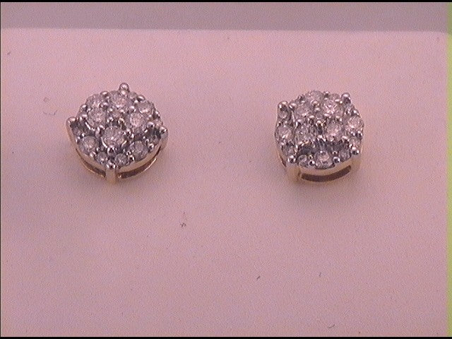 1/3CT-DIA EARRING