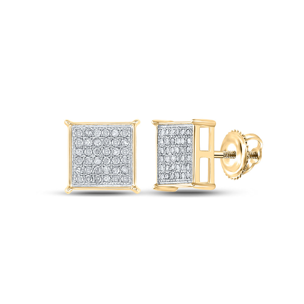 1/4CT-DIA EARRING