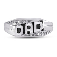 Load image into Gallery viewer, 0.01CT-DIA DAD RING-S6&quot;&quot;&quot;&quot;
