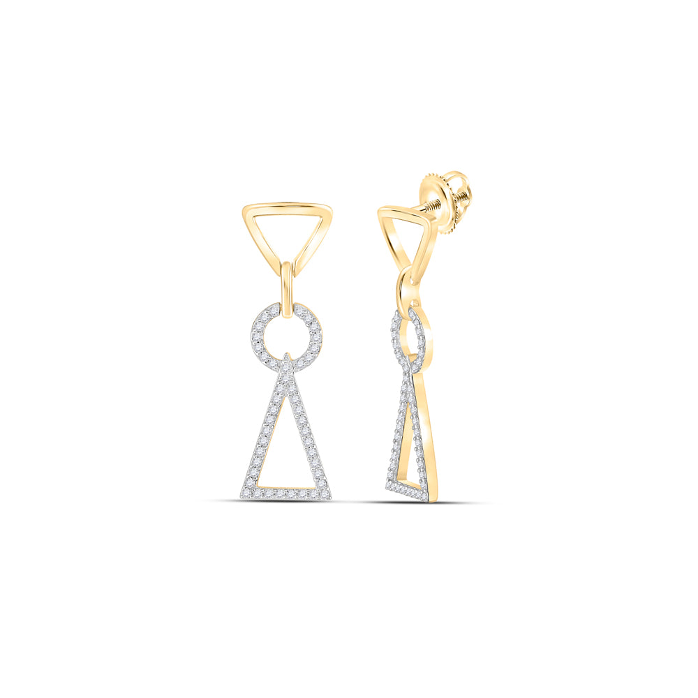 3/8CTW-DIA CN EARRING