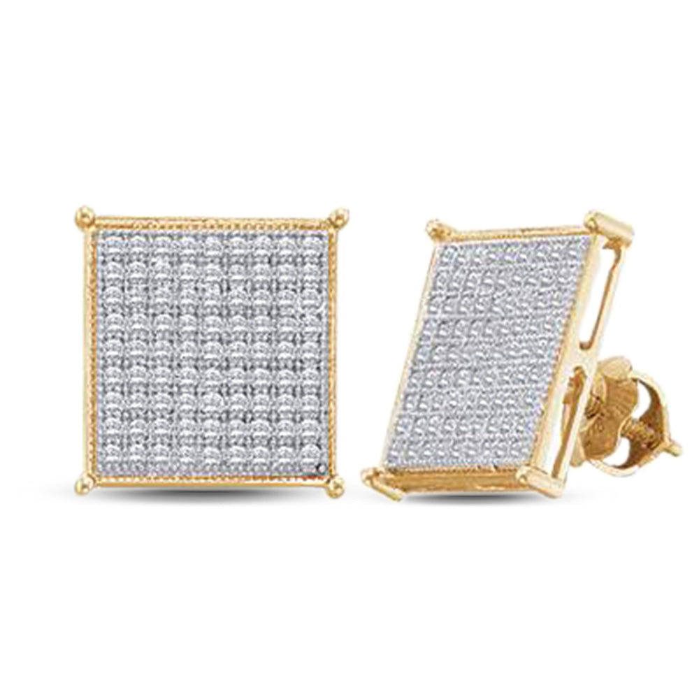 1/5CT-DIA MICRO-PAVE EARRINGS