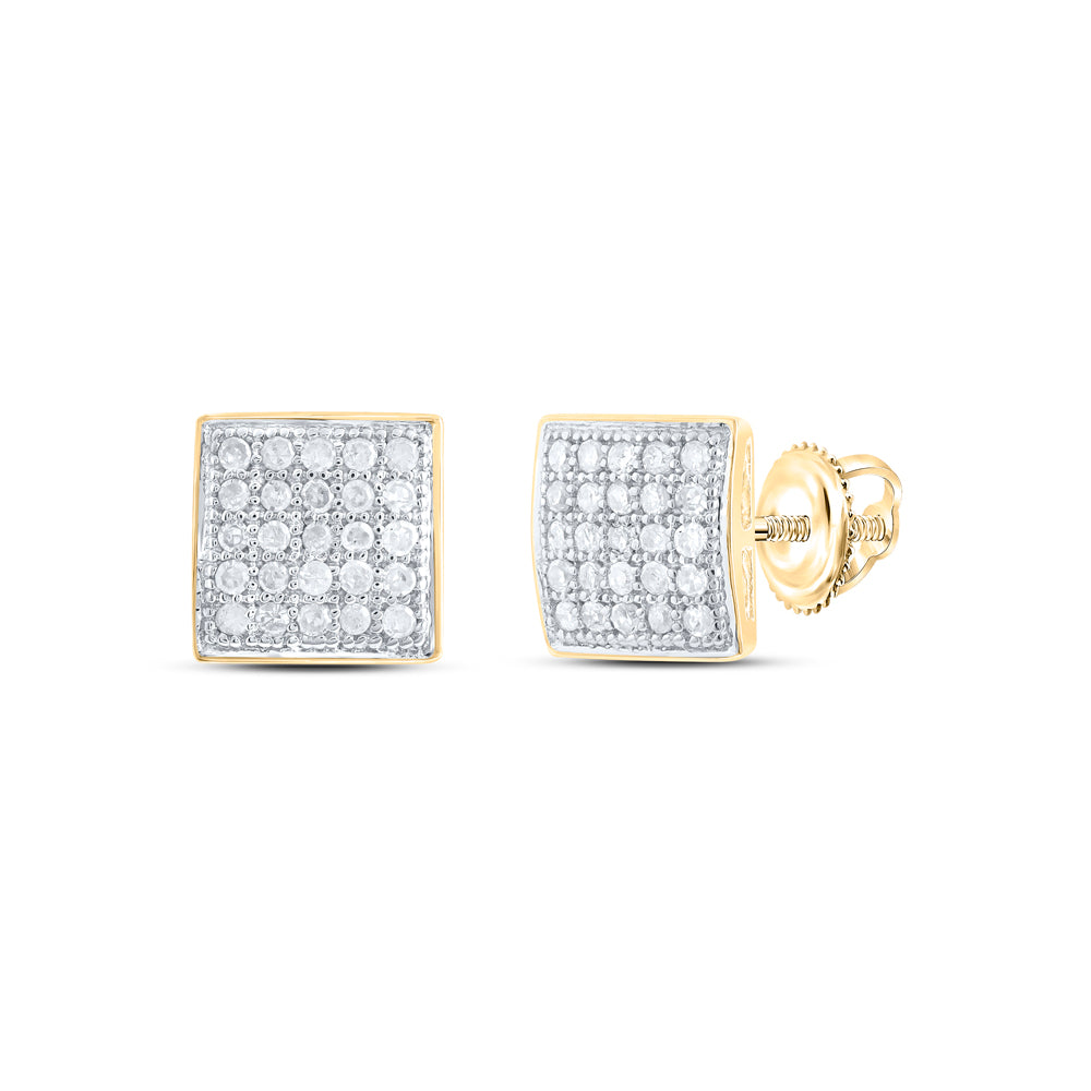1/6CT-DIA MICRO-PAVE EARRINGS