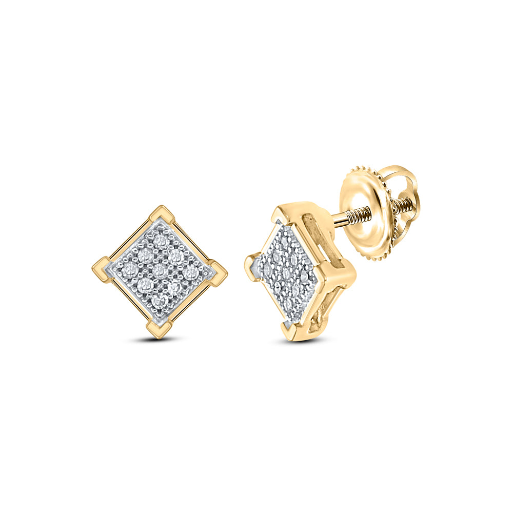 1/20CT-DIA MICRO-PAVE EARRINGS