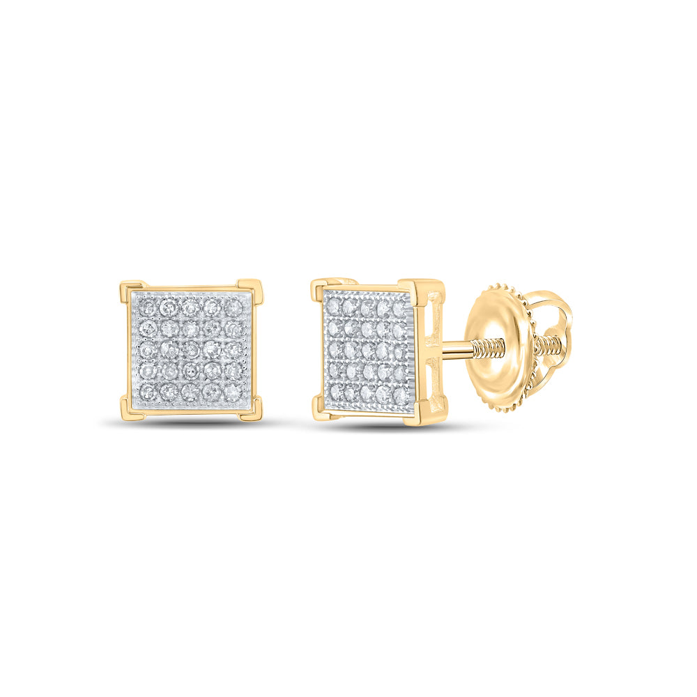 1/6CT-DIA MICRO-PAVE EARRINGS