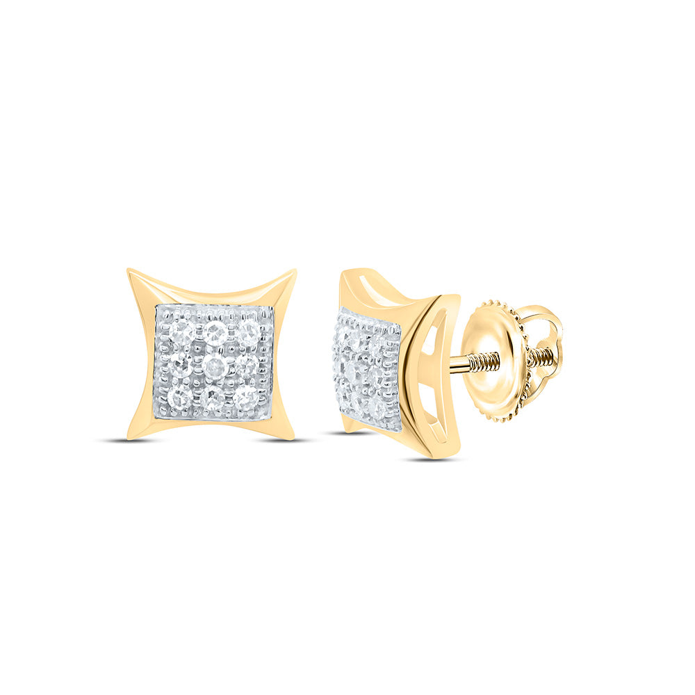 1/20CT-DIA MICRO-PAVE EARRINGS