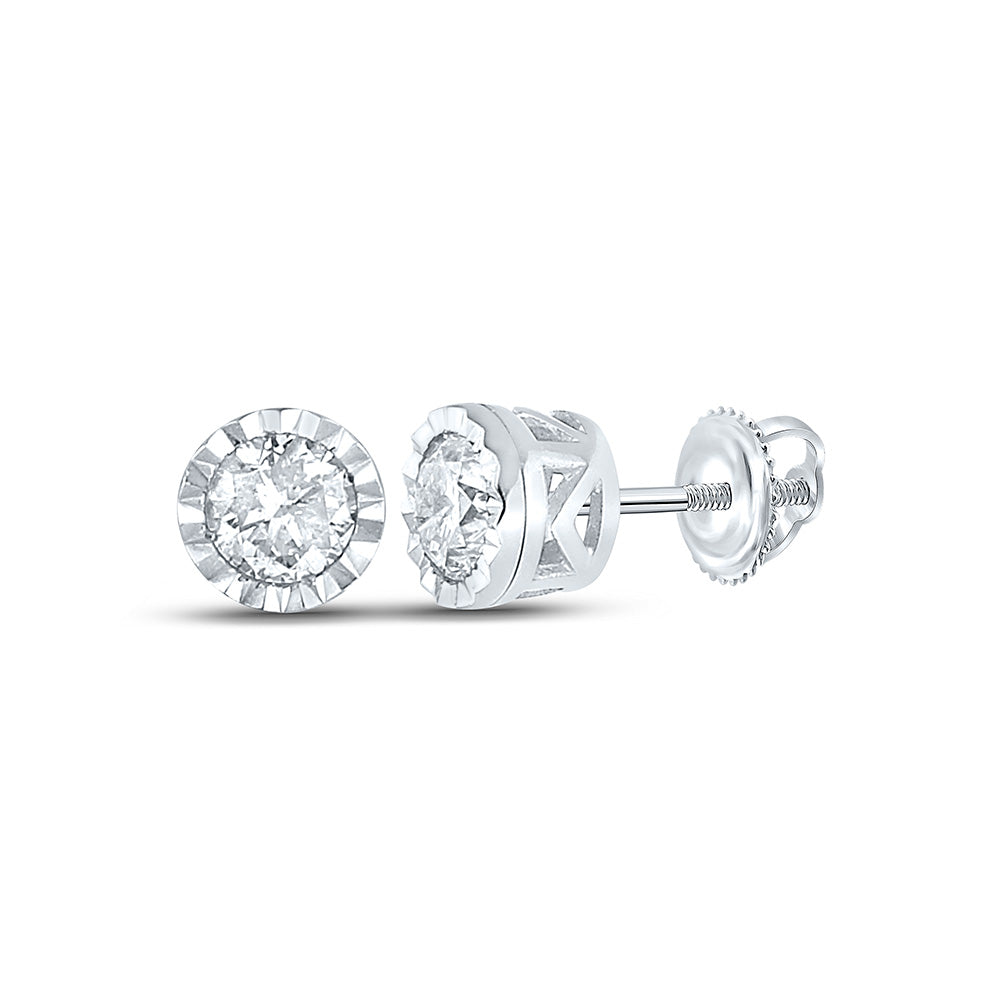 1/2CTW-DIA NK GIFT STUD ROUND EARRING
