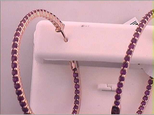 3  3/4CTW-DIA RUBY NATURAL GEM HOOPS