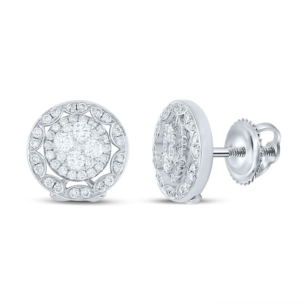 1 Cttw-DIA FASHION EARRINGS