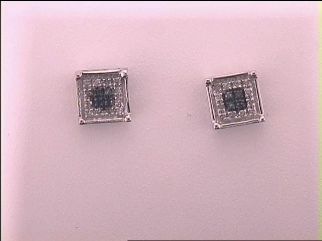 1/10CT-DIA MICRO-PAVE EARRING