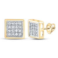 Load image into Gallery viewer, 1/10CT-DIA P3 MICRO-PAVE EARRING

