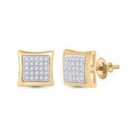 Load image into Gallery viewer, 1/6CT-DIA MICRO-PAVE EARRING
