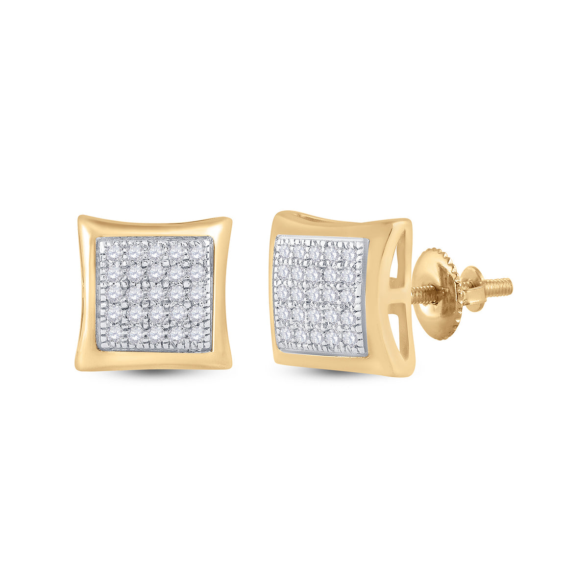 1/6CT-DIA MICRO-PAVE EARRING
