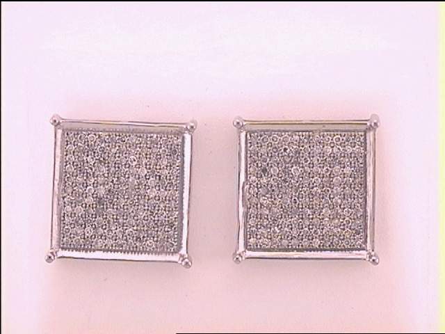 3/4CT-DIA GIFT MICRO-PAVE EARRING