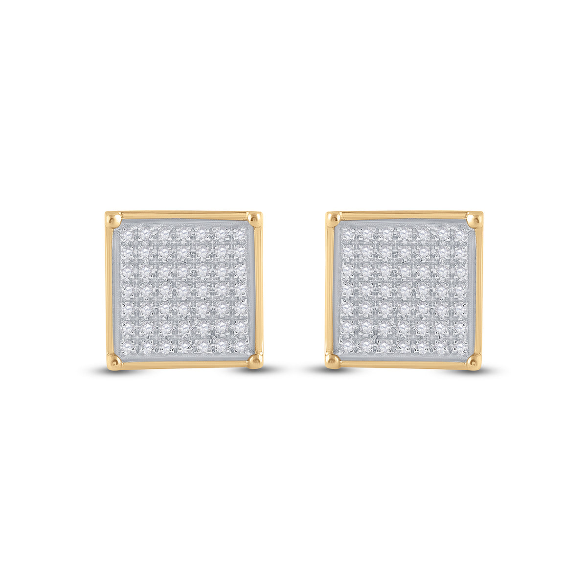 1/3CT-DIA MICRO-PAVE EARRINGS