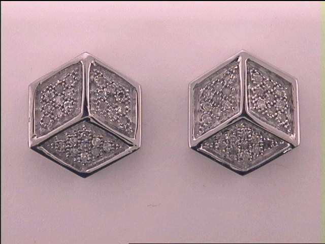 1/6CT-DIA MICRO-PAVE EARRING