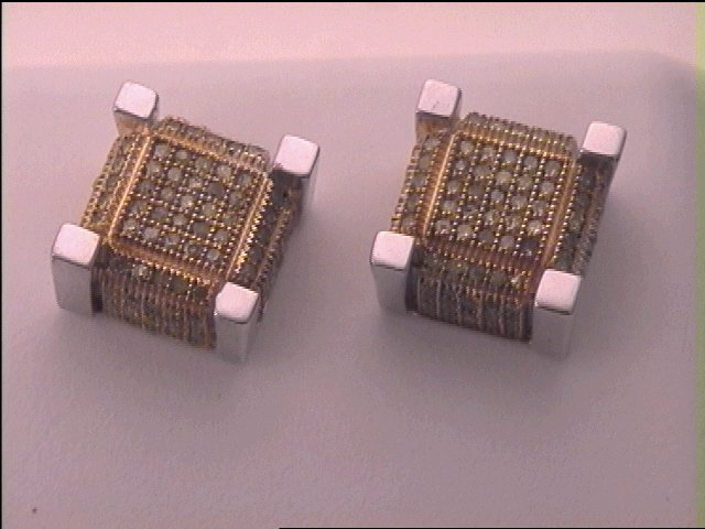 3/4CT-DIA MICRO-PAVE EARRINGS