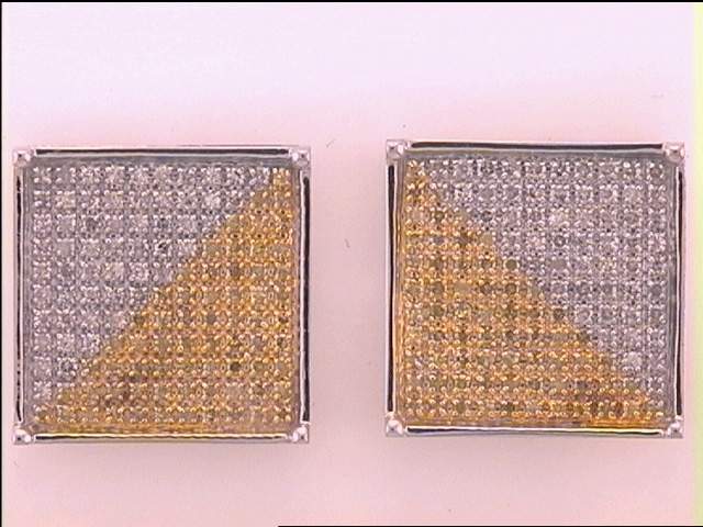 3/4CT-DIA MICRO-PAVE EARRING