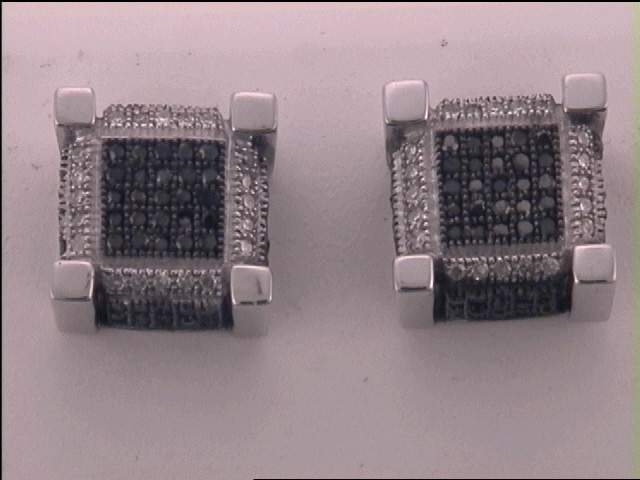 3/4CT-DIA MICRO-PAVE EARRINGS