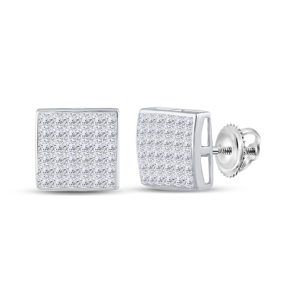1 Cttw-DIA INVISIBLE EARRING