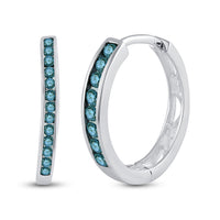 Load image into Gallery viewer, 1/4CT-DIA FASHION HOOPS
