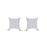 Load image into Gallery viewer, 1/2CT-DIA GIFT INVISIBLE SQUARE KITE EARRING
