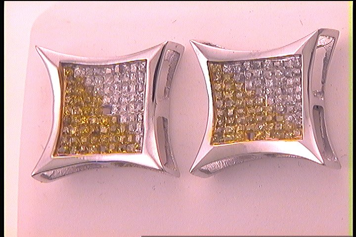 7/8CT-DIA INVISIBLE EARRING