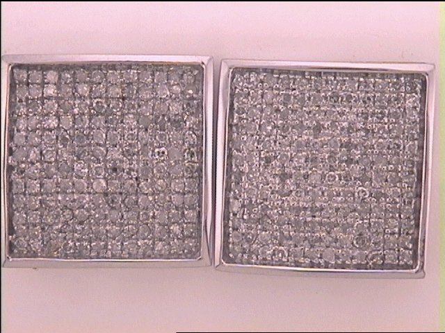 1 CT-DIA MICRO-PAVE EARRINGS