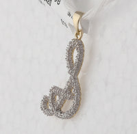 Load image into Gallery viewer, 1/5CTW-DIA P3 GIFT INITIAL-S&quot; PENDANT&quot;
