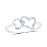 Load image into Gallery viewer, 1/20CT-DIA P3 GIFT  HEART RING
