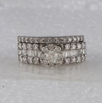 Load image into Gallery viewer, 1 3/8CT-DIA FLOWER B.SET (HE)
