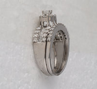 Load image into Gallery viewer, 1 3/8CT-DIA FLOWER B.SET (HE)
