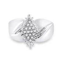 Load image into Gallery viewer, 1/8CT-DIA CLUSTER RING
