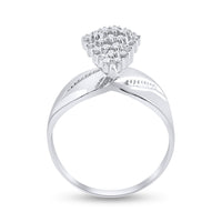 Load image into Gallery viewer, 1/8CT-DIA CLUSTER RING
