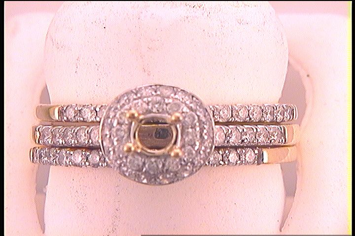 3/4CT-DIA SEMI-MOUNT BRIDAL SET