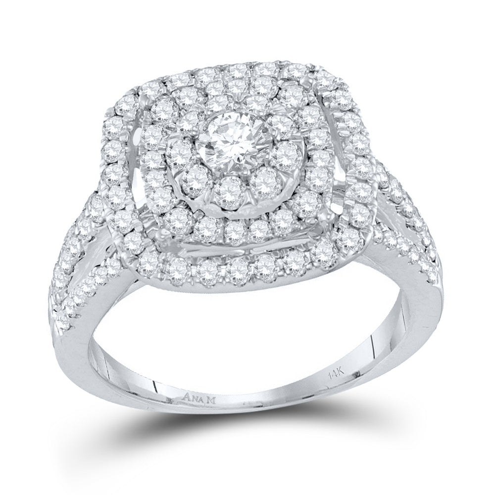 1 1/2CTW-DIA 1/4CTW-CRD BRIDAL RING