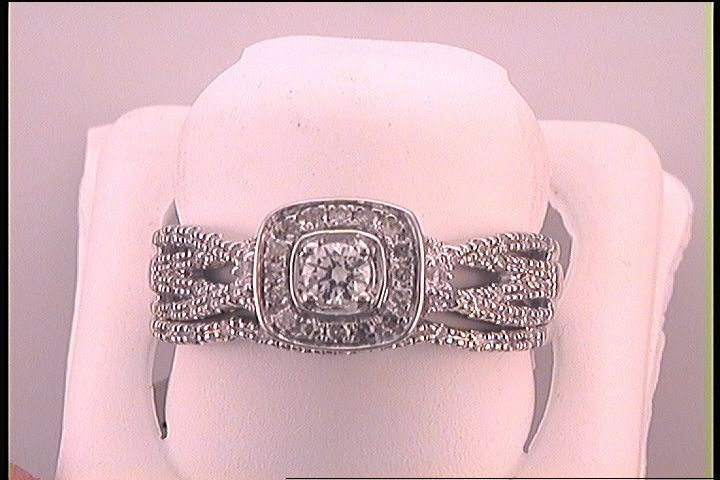 1/2CTW-DIA 1/5CTW-CRD BRIDAL SET