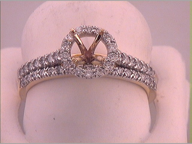 3/8CTW-DIA SEMI-MOUNT BRIDAL SET