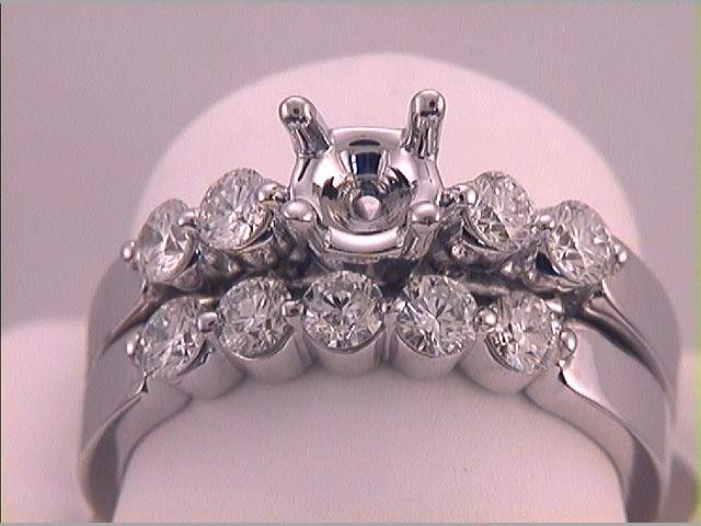 7/8CRT-DIA SEMI-MOUNT HI-END BRIDALSET