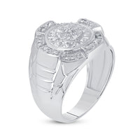 Load image into Gallery viewer, 1/10CT-DIA FASHION MENS RING
