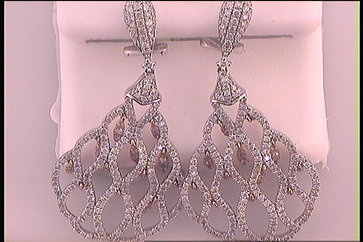 1 3/4CT-DIA FASHION EARRING