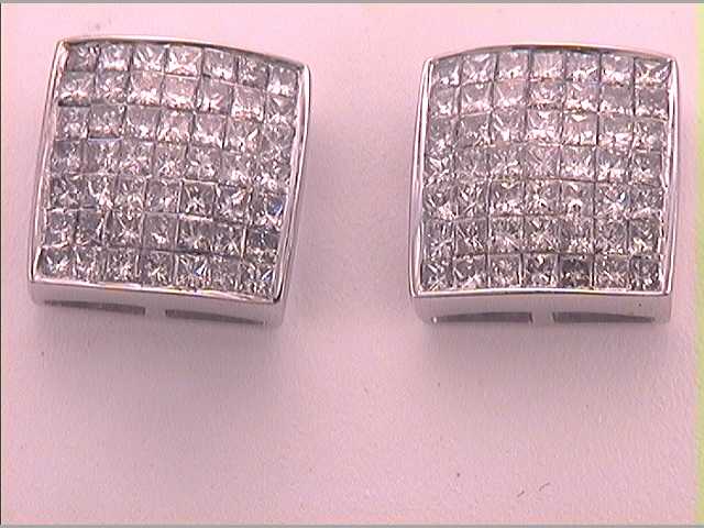 1 3/4CTW-DIA FASHION EARRING