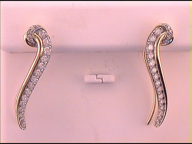 3/4CTW-DIA FASHION EARRING