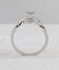 Load image into Gallery viewer, 10kt White Gold Womens Round Diamond Twist Bridal Wedding Engagement Ring Band Set 1/3 Cttw
